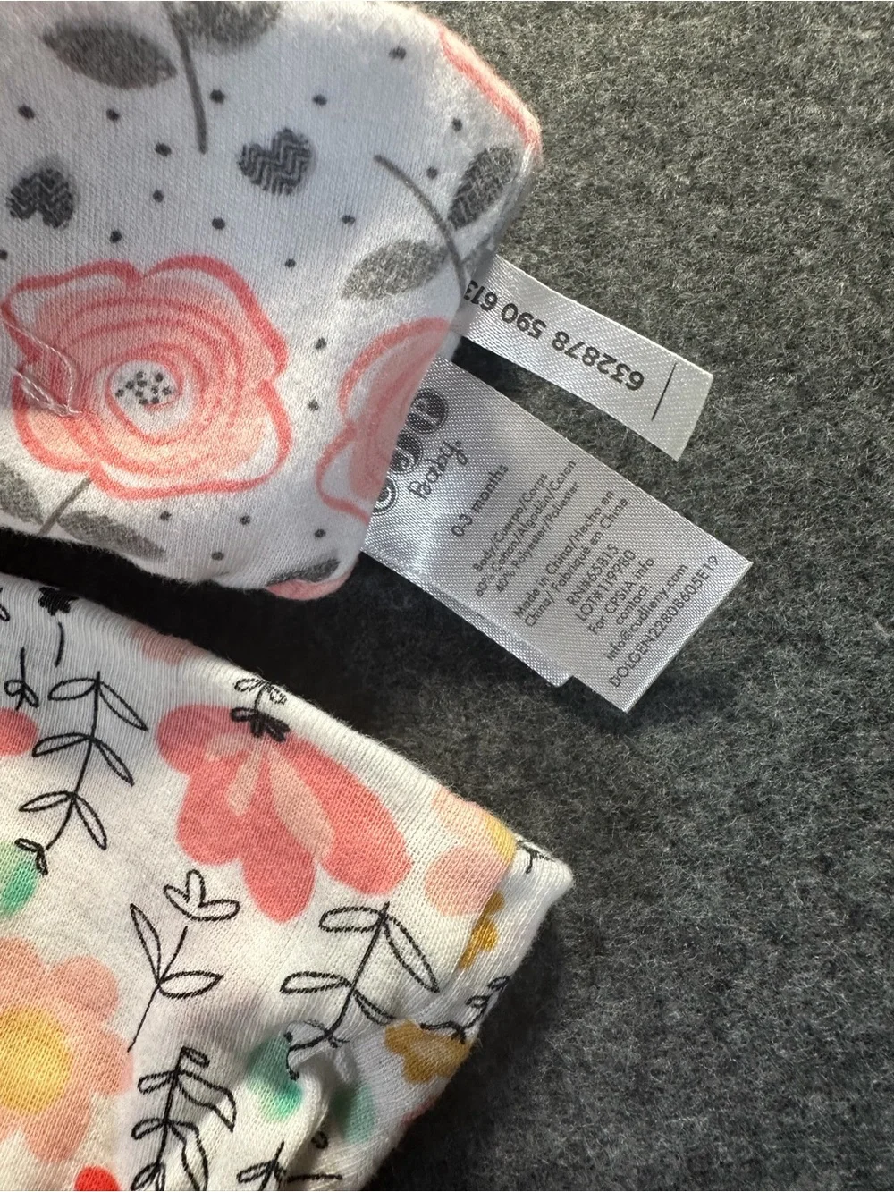 Gymboree, Jumping Bean, Gerber, Baby Hats— Pink, White, Floral, Multi